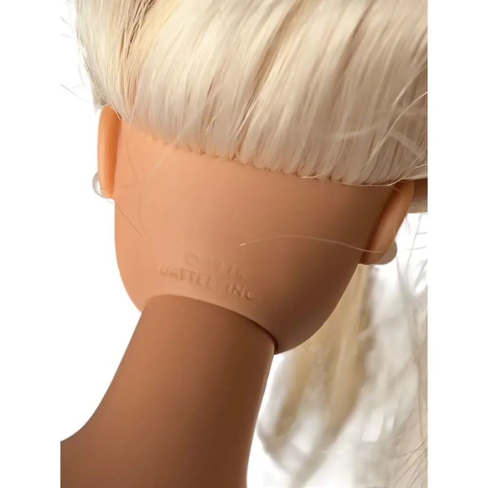 Fully Articulated Barbie Mattel Blonde Hair Blue Eyes for OOAK Long Blonde Hair